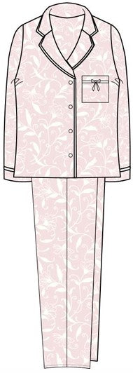 Marlon 'Pretty Floral' Wincey on Pastel Pyjama Set MA45753